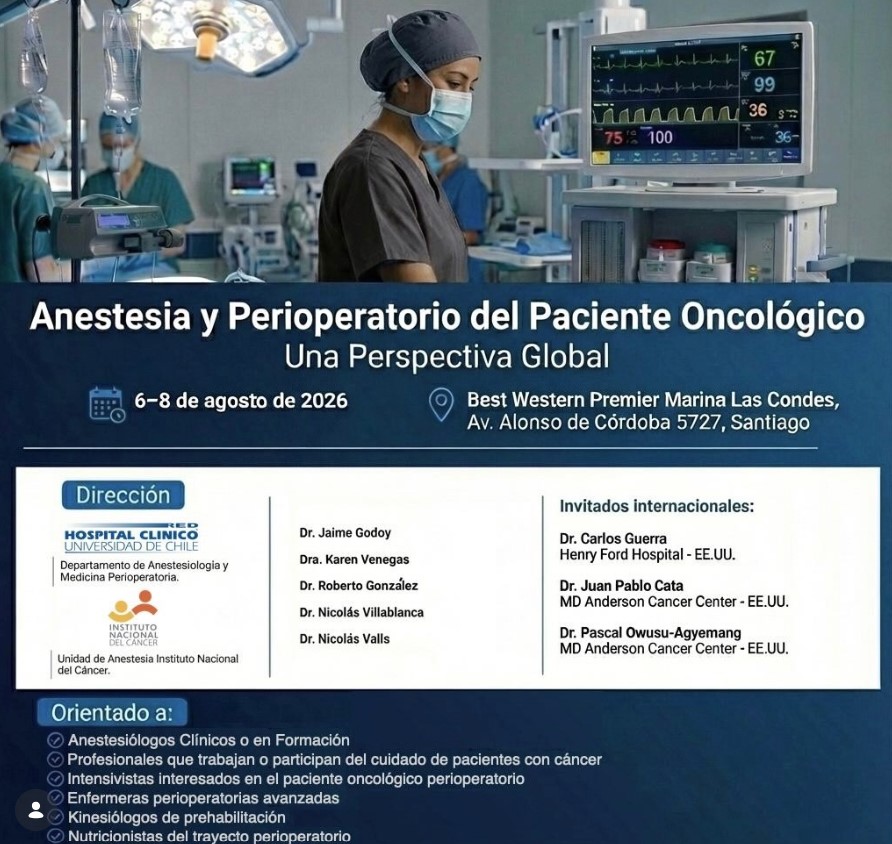 Curso Anestesia y Perioperatorio del Paciente Oncológico